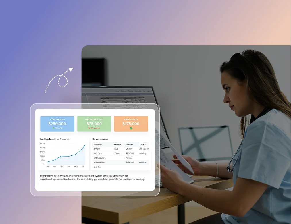 Recruitment billing management