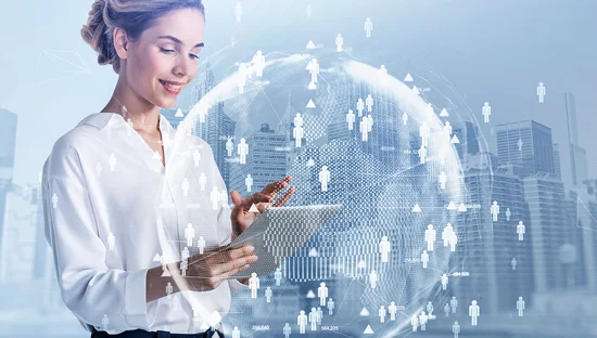 Icon representing innovation in recruitment management