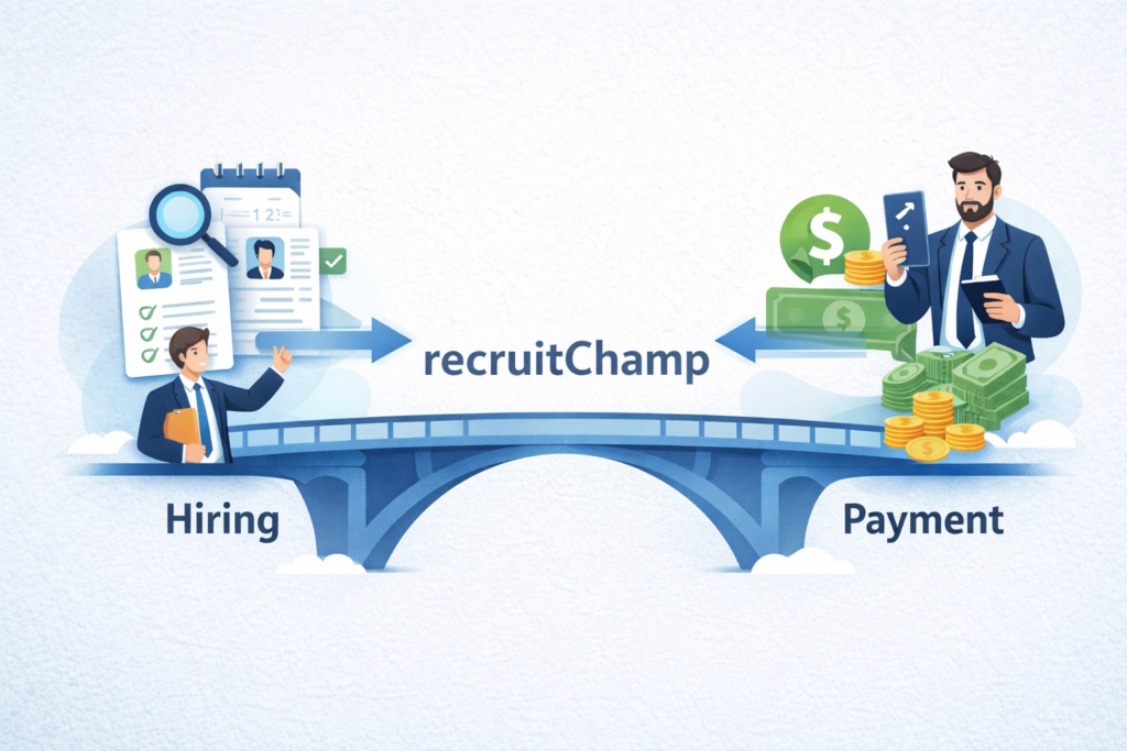 recruitChamp Hiring & Payment Process